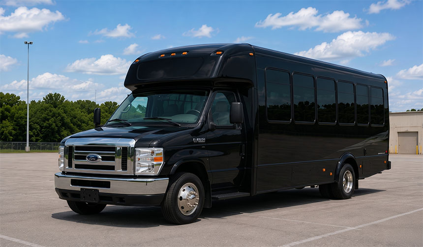 20-passenger minibus for charter in Broken Arrow, OK