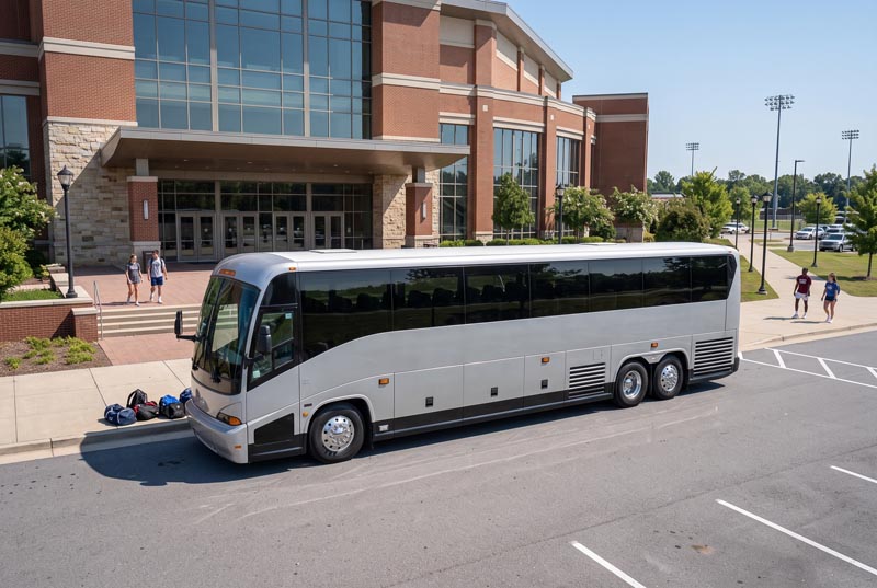 Sports Team Charter Bus Rentals in Broken Arrow, OK